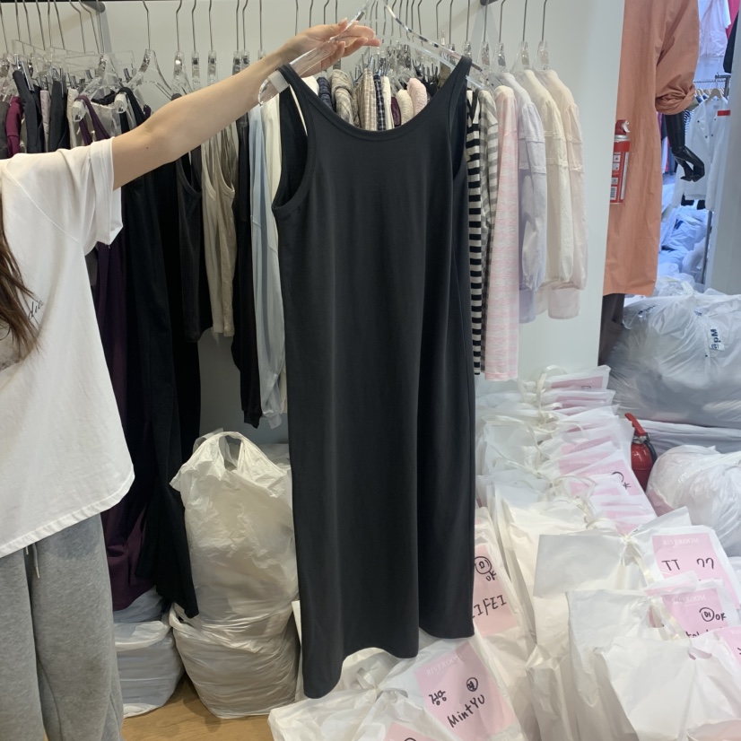 RIVEROOM東大門代購女裝新款休閑時尚真品熱賣連衣裙絲綢RIVEROOM連衣裙圖色2