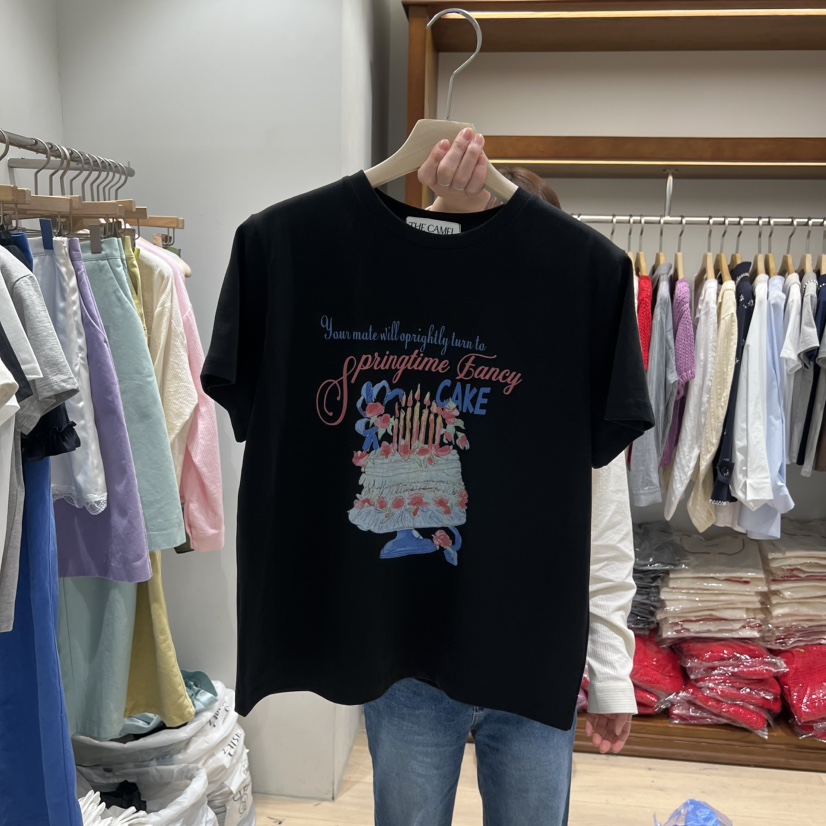 THE CAMEL東大門代購女士新品休閑T恤the came_l 家T恤圖色2