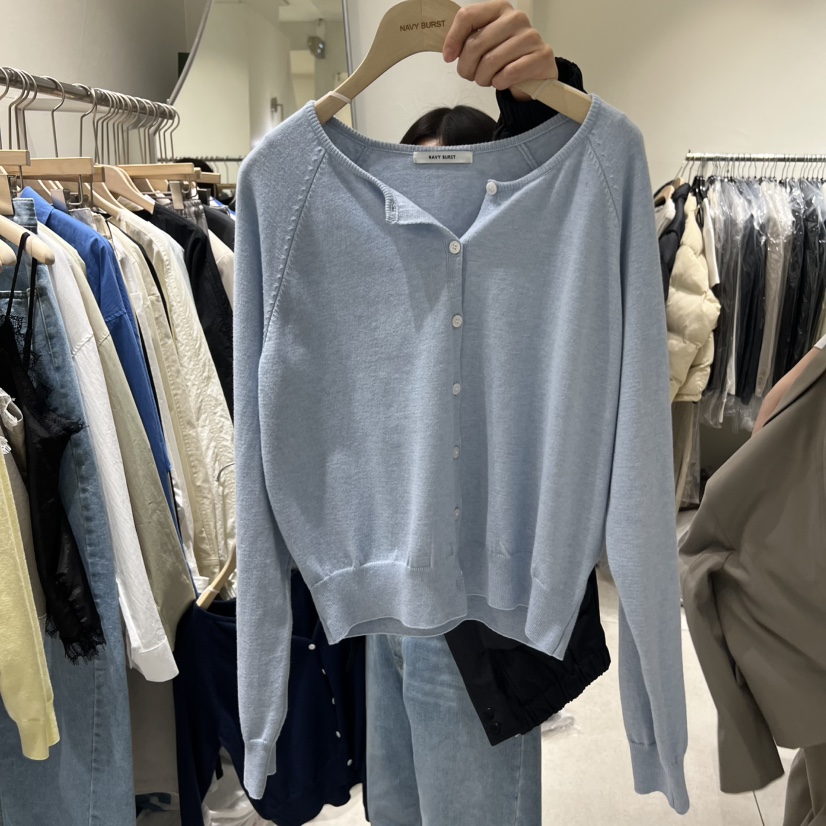 NAVYBURST東大門代購女士新品真品熱賣26春夏推薦針織衫開衫NAVY BURST針織衫圖色2