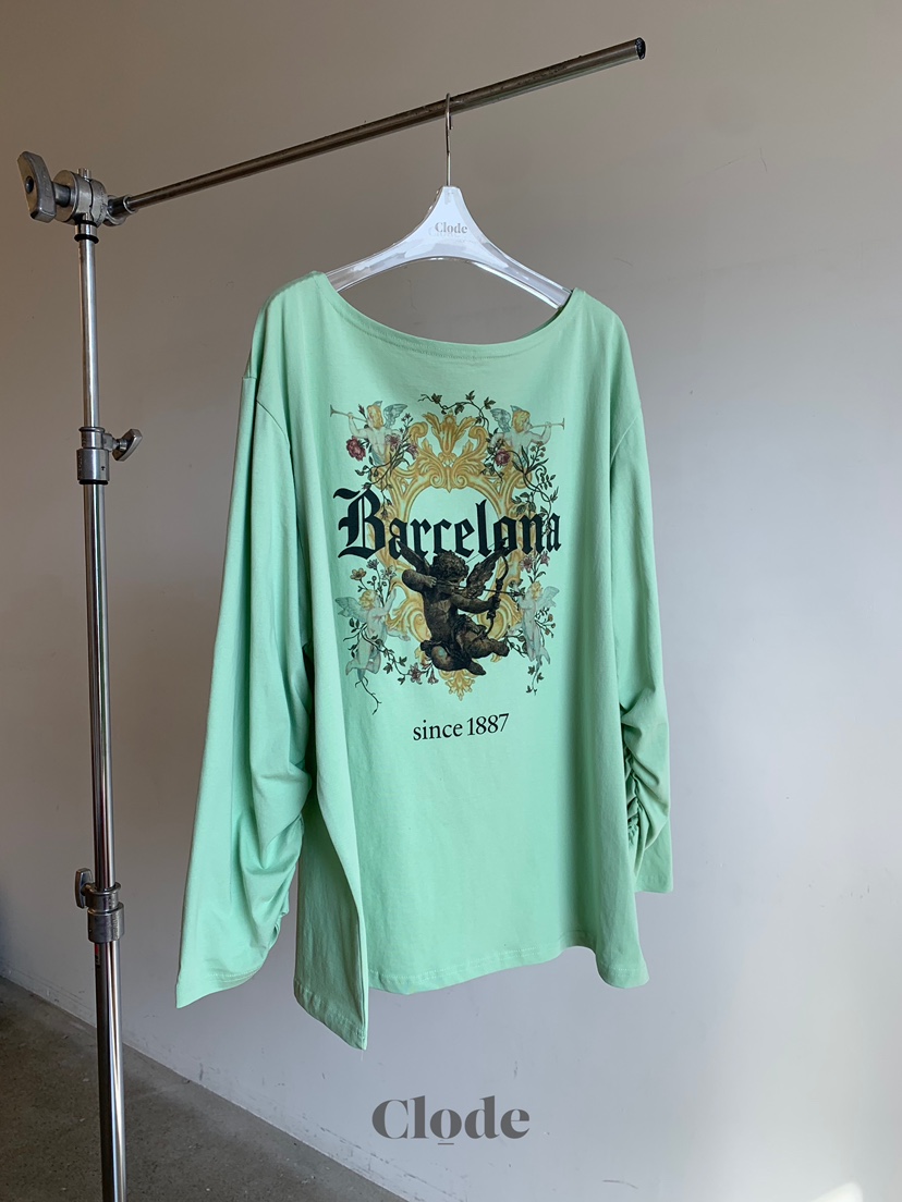CLODE韓國直郵女士新品休閑職業時尚熱賣人氣真品長袖T恤CLODE長袖T恤圖色2