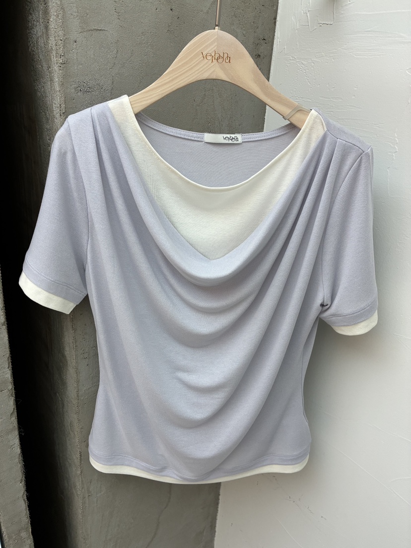 Verbena東大門實拍女士新品真品人氣休閑時尚職業26春夏T恤VerbenaT恤圖色1