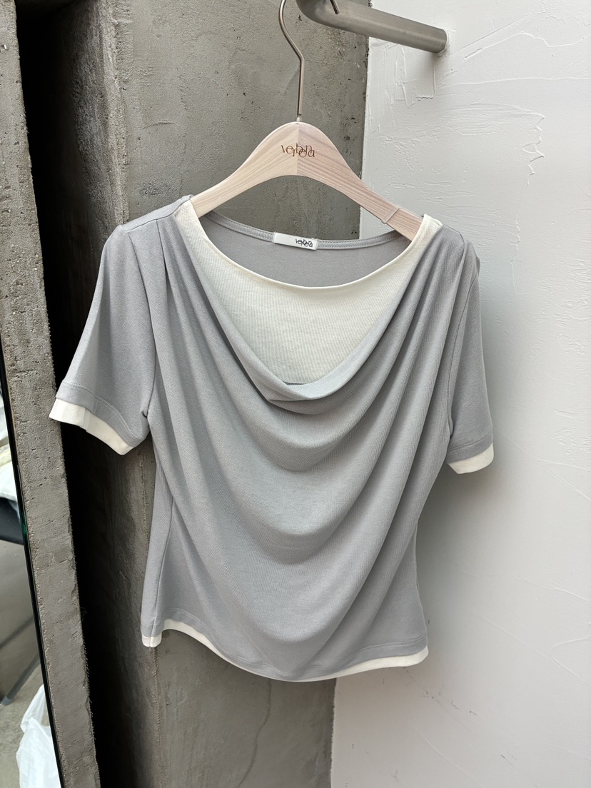 Verbena東大門實拍女士新品真品人氣休閑時尚職業26春夏T恤VerbenaT恤圖色2