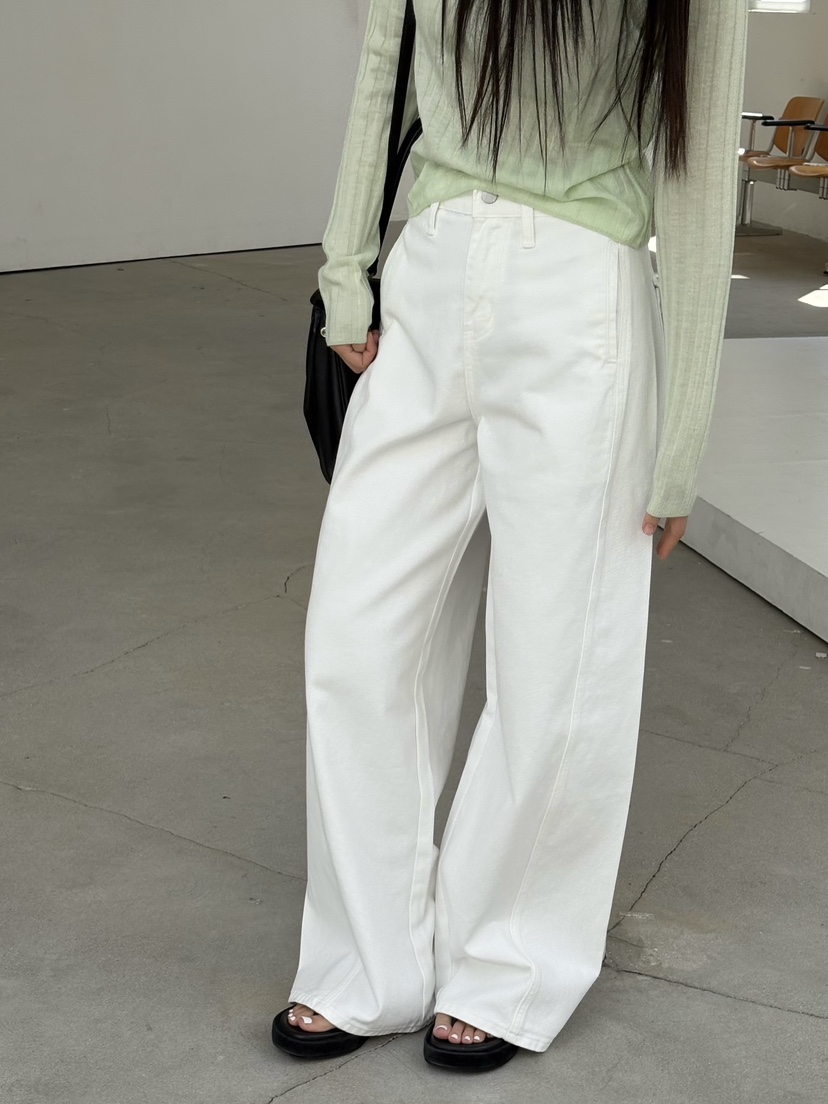 Verbena東大門代購女裝新品熱賣真品推薦人氣牛仔褲闊腿褲Verbena牛仔褲