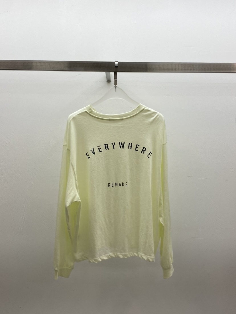 WEARABLE-L韓國代購女士新品26春夏時尚休閑人氣長袖T恤WEARABLE長袖T恤