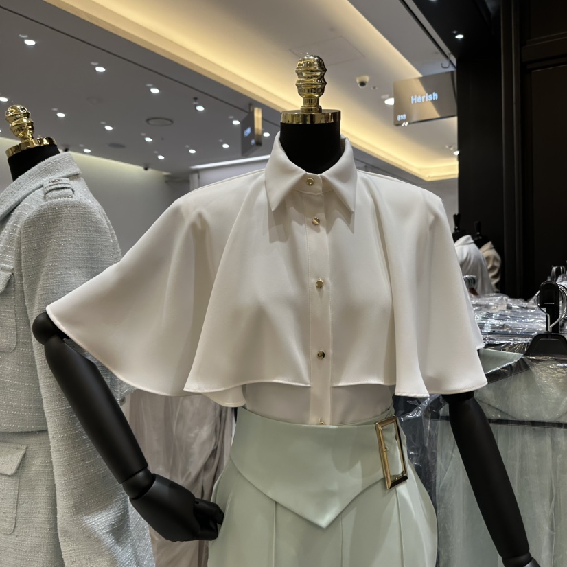 HERISH韓國直郵女士新款人氣26春夏真品推薦時尚襯衫蕾絲衫Herish襯衫/蕾絲衫圖色1白色