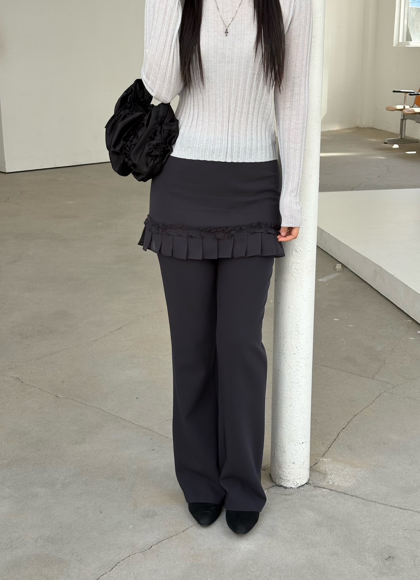 Verbena東大門代購女裝新款人氣推薦熱賣休閑職業裙褲雪紡Verbena裙褲