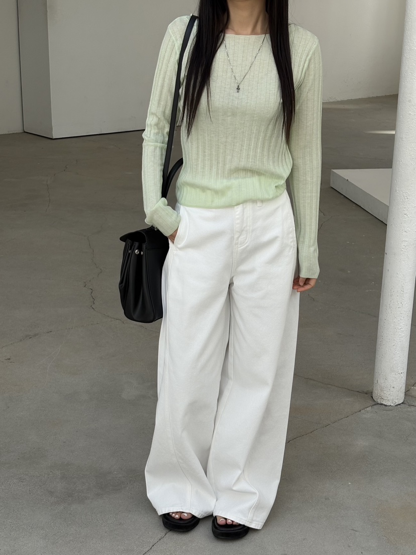 Verbena韓國代購女士新款職業休閑人氣熱賣真品針織衫羅紋Verbena針織衫