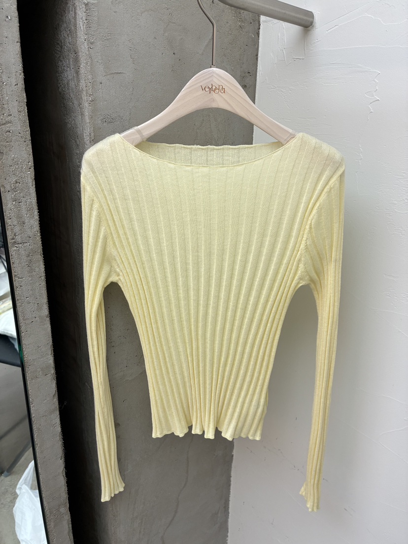 Verbena韓國代購女士新款職業休閑人氣熱賣真品針織衫羅紋Verbena針織衫圖色2