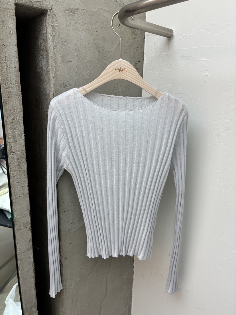 Verbena韓國代購女士新款職業休閑人氣熱賣真品針織衫羅紋Verbena針織衫圖色3