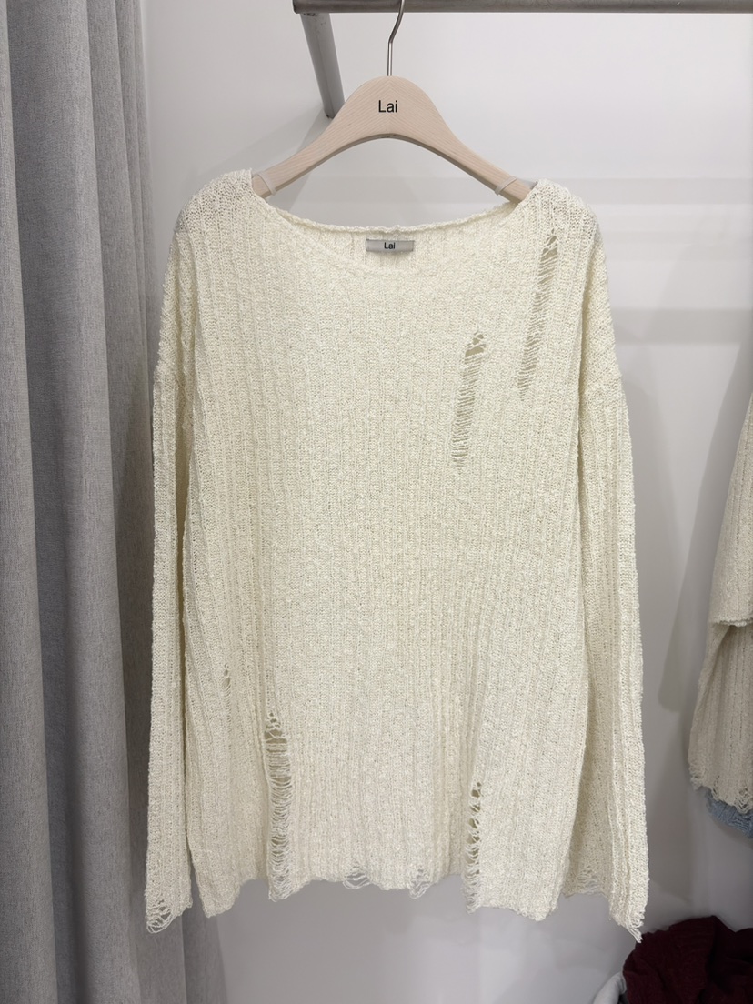 LAI韓國東大門直郵女裝新款休閑26春夏時尚職業人氣針織衫Lai針織衫圖色1