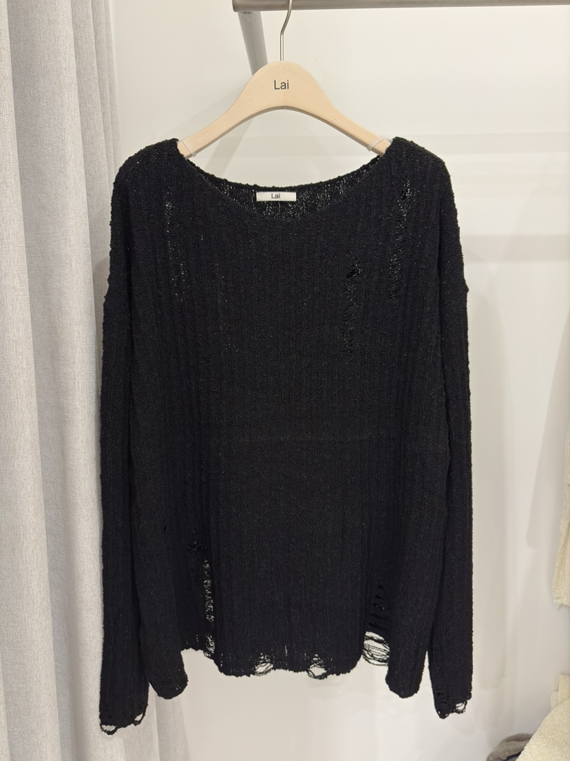 LAI韓國東大門直郵女裝新款休閑26春夏時尚職業人氣針織衫Lai針織衫圖色2