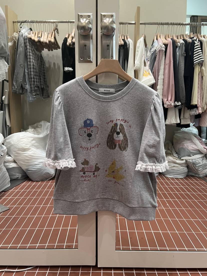 BE&amp;BE韓國直郵女裝新品時尚推薦職業休閑人氣熱賣T恤BE&beT恤圖色2