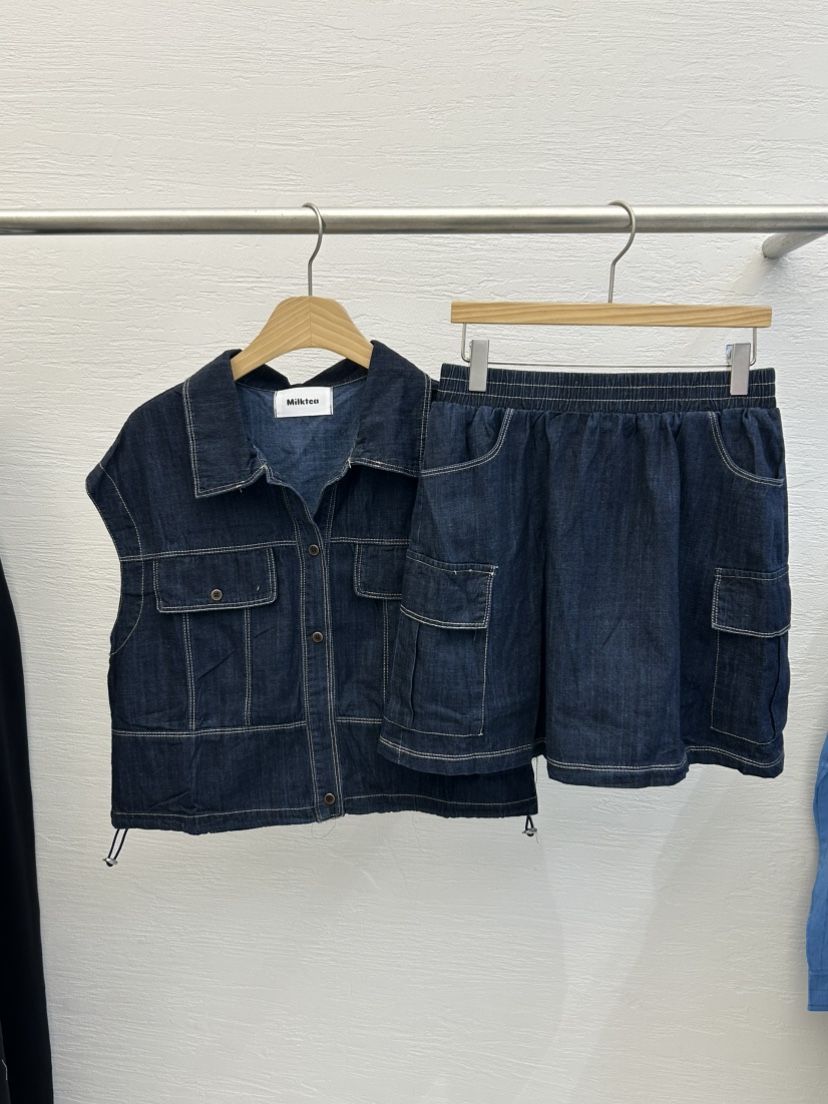 MILK TEA韓國直郵女裝新款推薦職業人氣休閑26春夏套裝套裝MILK TEA套裝圖色1