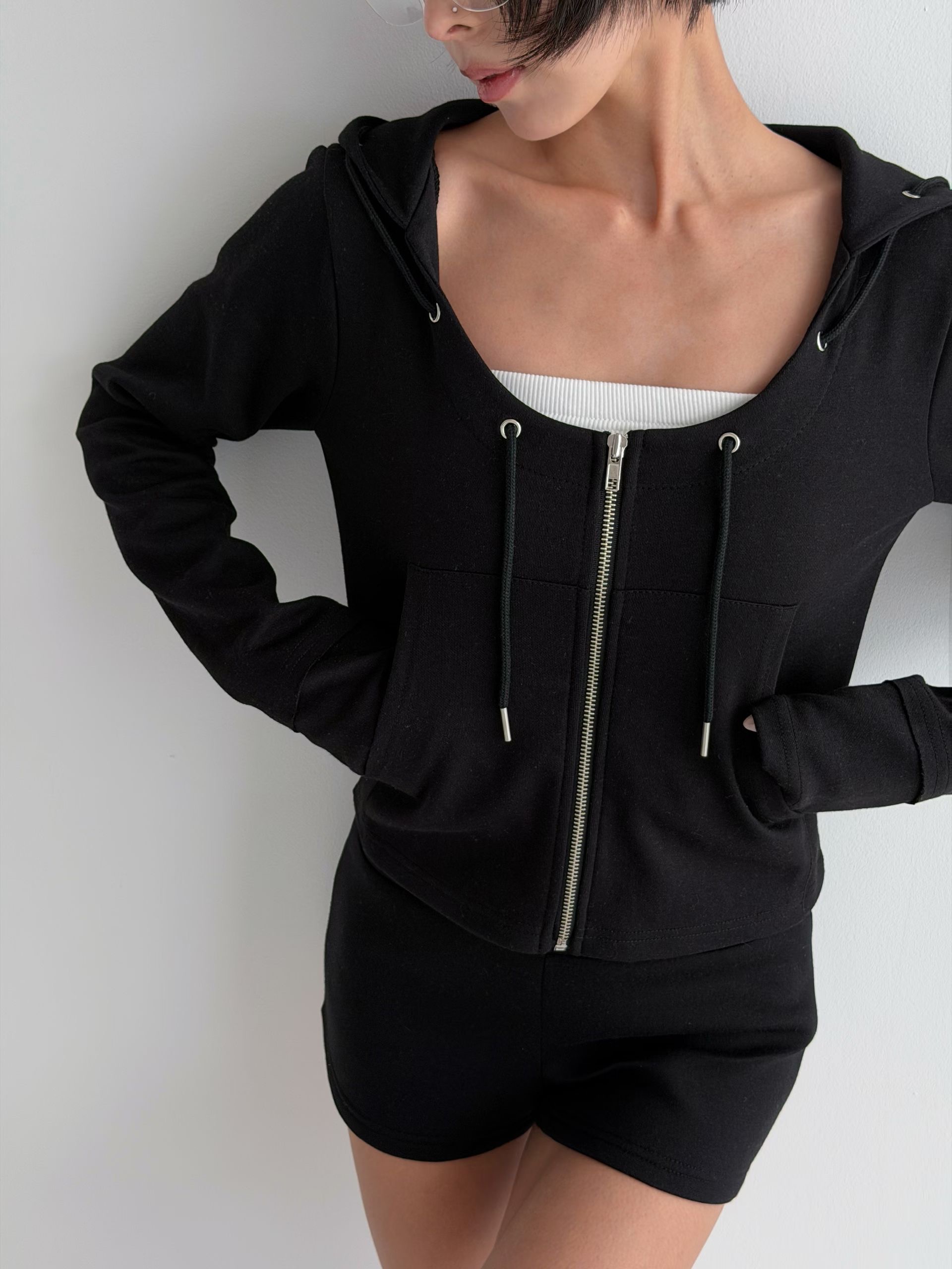 BUSTLING韓國代購女裝新品熱賣職業推薦時尚休閑人氣夾克BUSTLING夾克