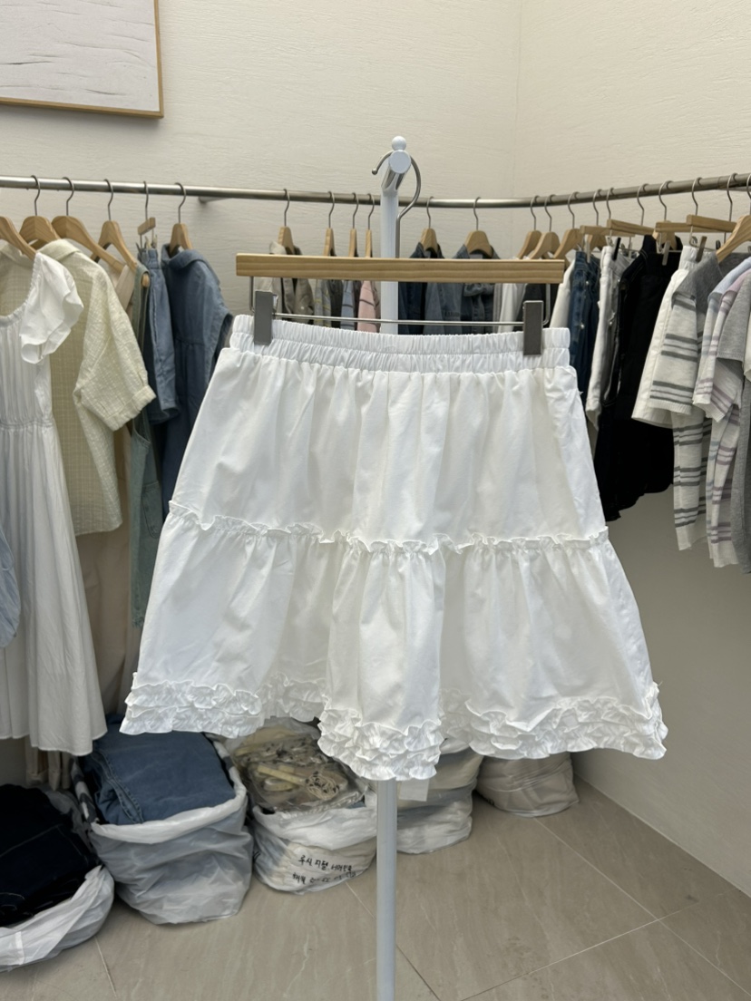 MILK TEA韓國直郵實拍女士新款休閑26春夏職業人氣時尚短裙MILK TEA短裙