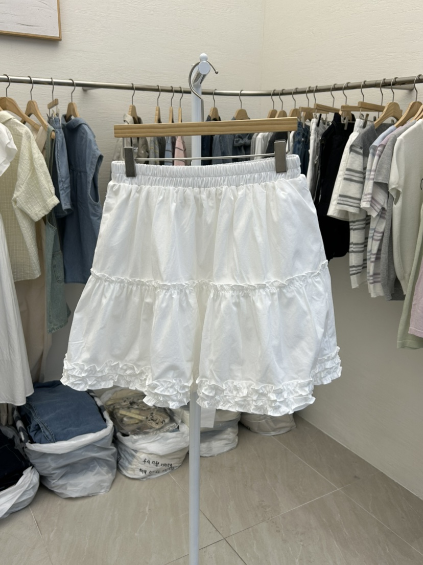 MILK TEA韓國直郵實拍女士新款休閑26春夏職業人氣時尚短裙MILK TEA短裙圖色1