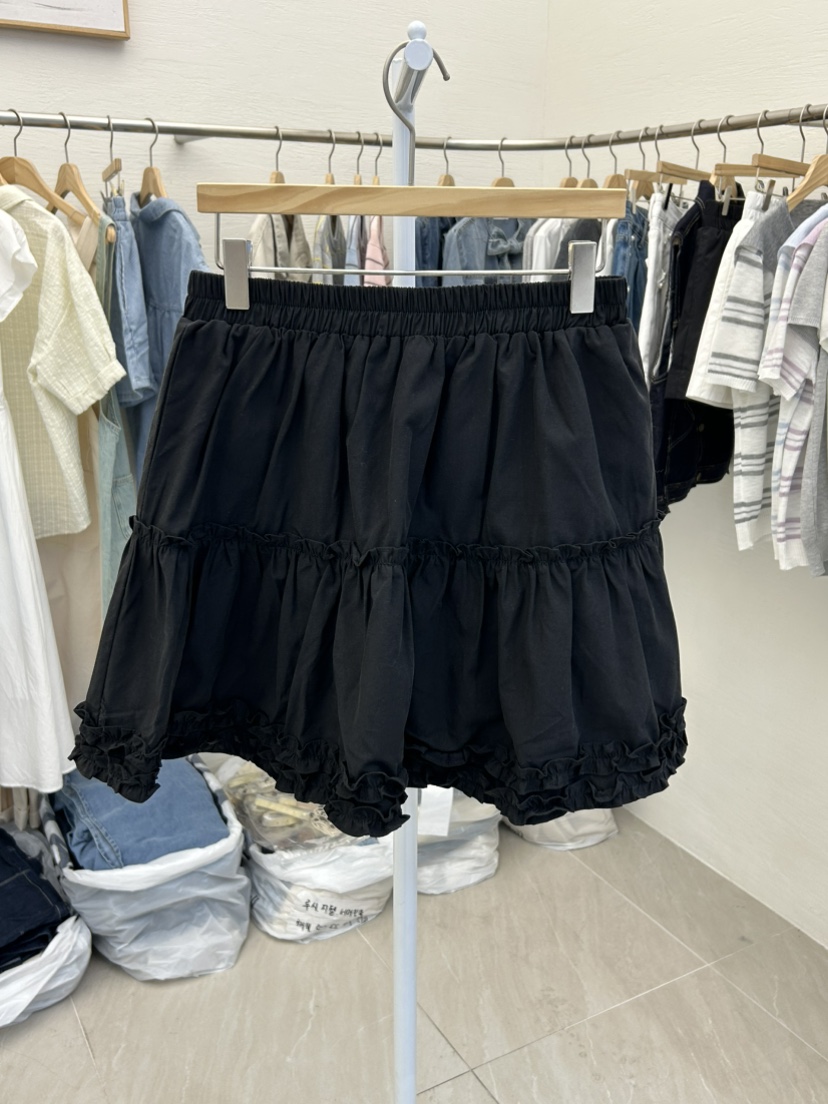 MILK TEA韓國直郵實拍女士新款休閑26春夏職業人氣時尚短裙MILK TEA短裙圖色2