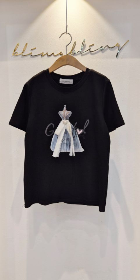 BLING BLING-S/RICO韓國直郵女士新款人氣休閑時尚T恤BLING BLING-S/RICOT恤圖色2