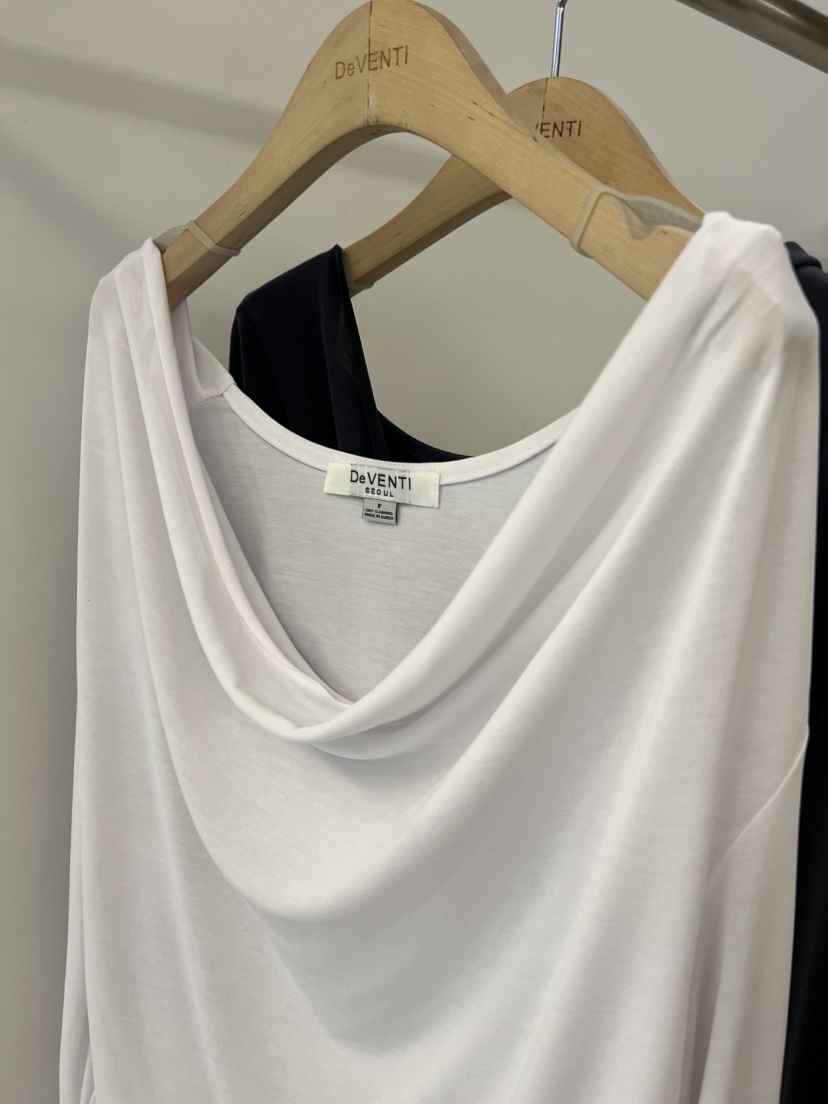 DE VENTI韓國東大門代購女士新款休閑職業熱賣人氣長袖T恤DE VENTI長袖T恤