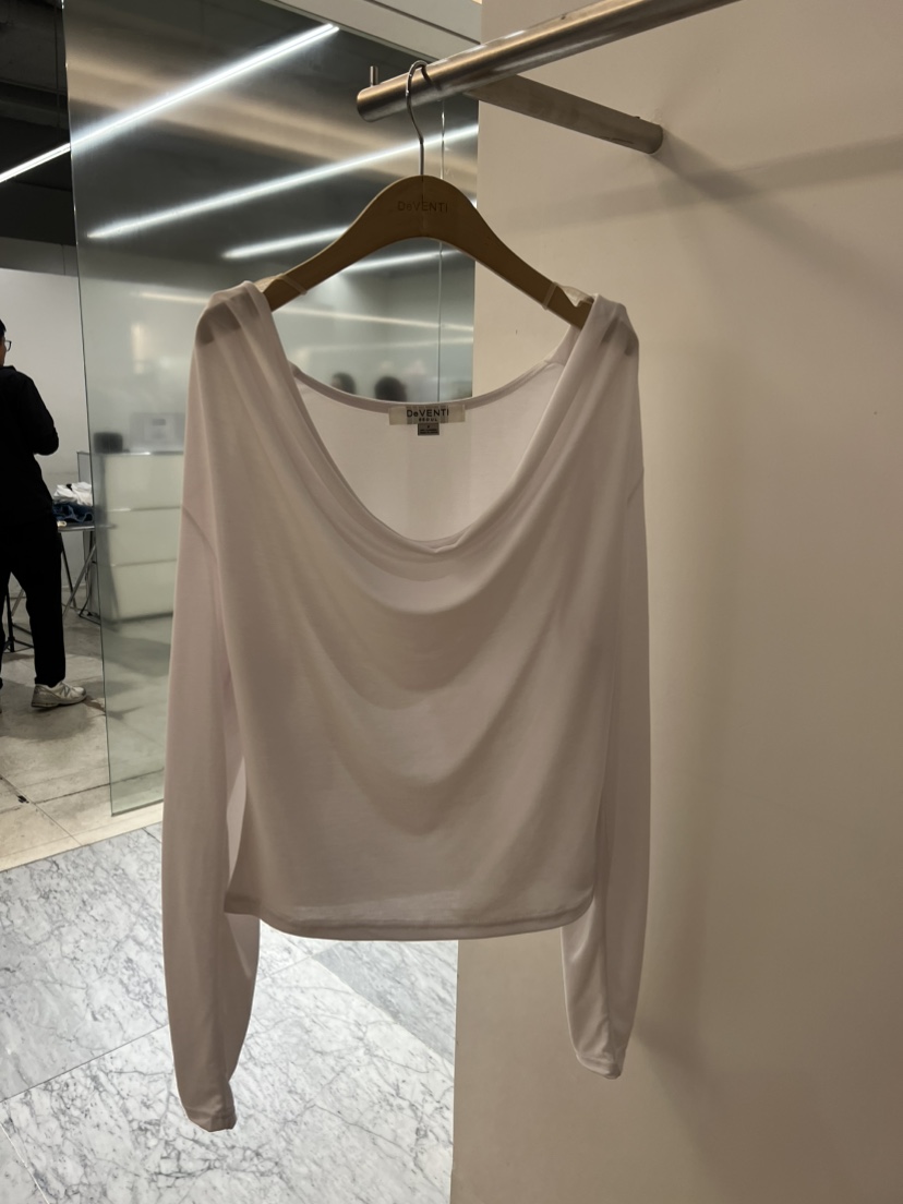 DE VENTI韓國東大門代購女士新款休閑職業熱賣人氣長袖T恤DE VENTI長袖T恤圖色2
