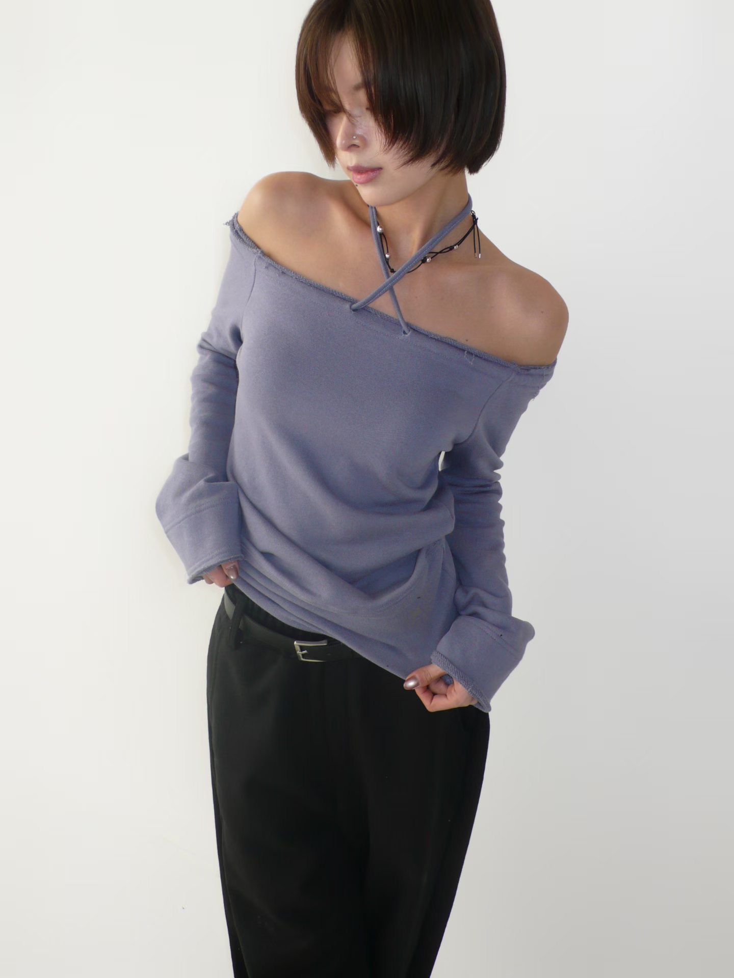 BUSTLING韓國直郵實拍女士新款人氣休閑26春夏時尚長袖T恤BUSTLING長袖T恤