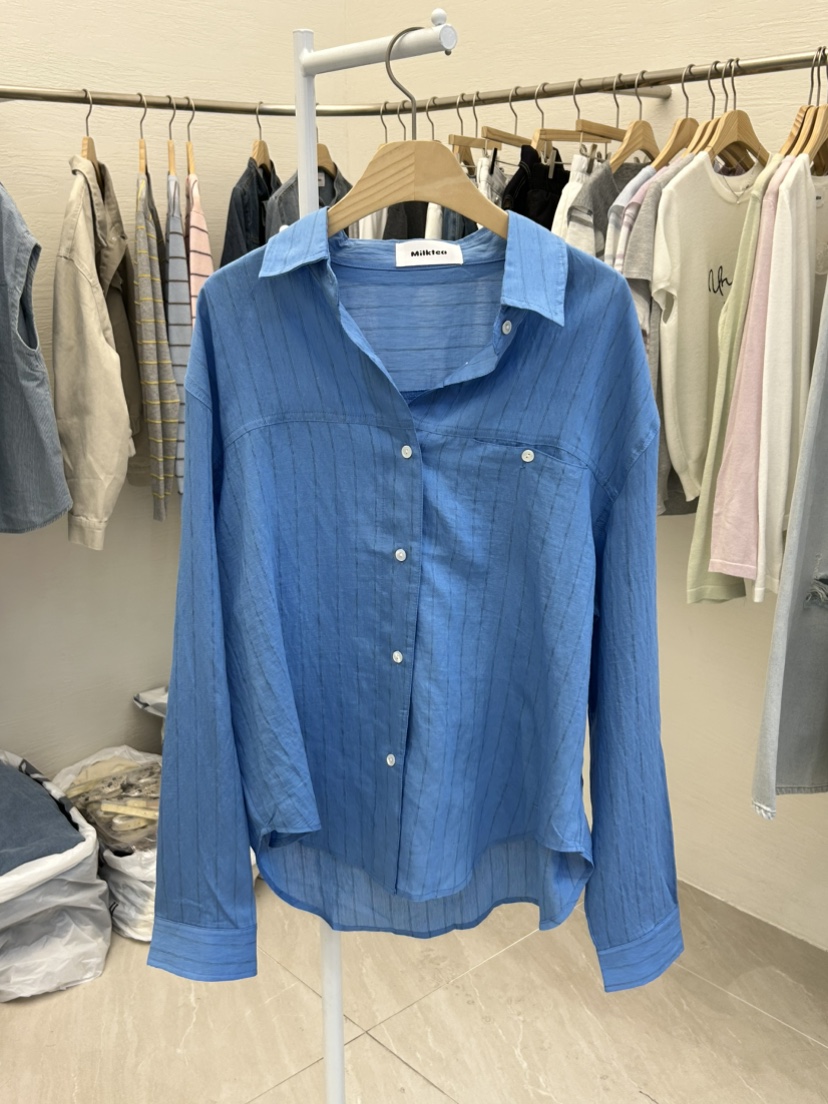 MILK TEA韓國直郵女士新品時尚26春夏人氣熱賣襯衫蕾絲衫MILK TEA襯衫/蕾絲衫圖色3