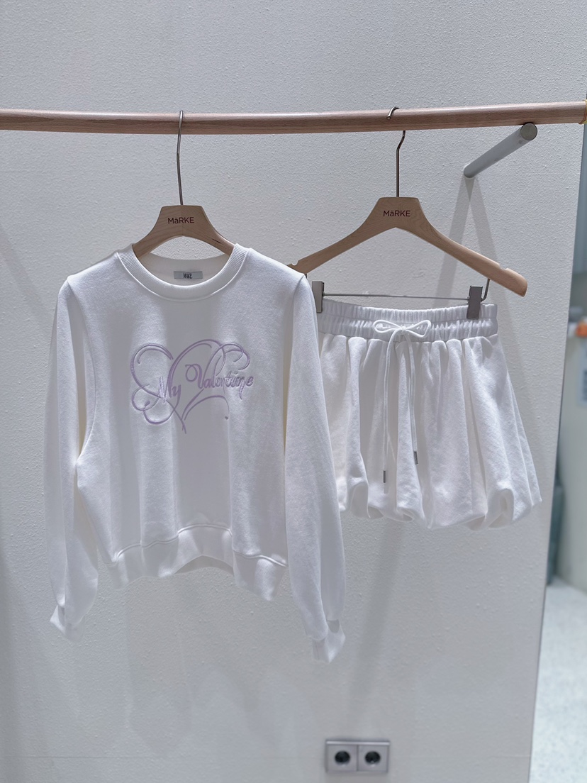 MARKE-P韓國東大門直郵女裝新款26春夏職業人氣衛衣刺繡MARKE-P衛衣