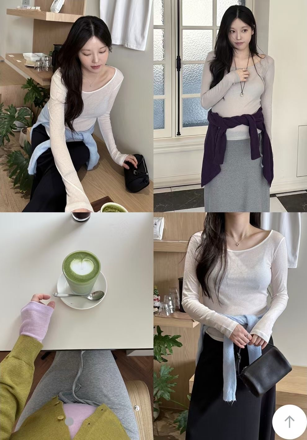 BUSTLING韓國直郵女士新款人氣推薦時尚26春夏熱賣長袖T恤BUSTLING長袖T恤