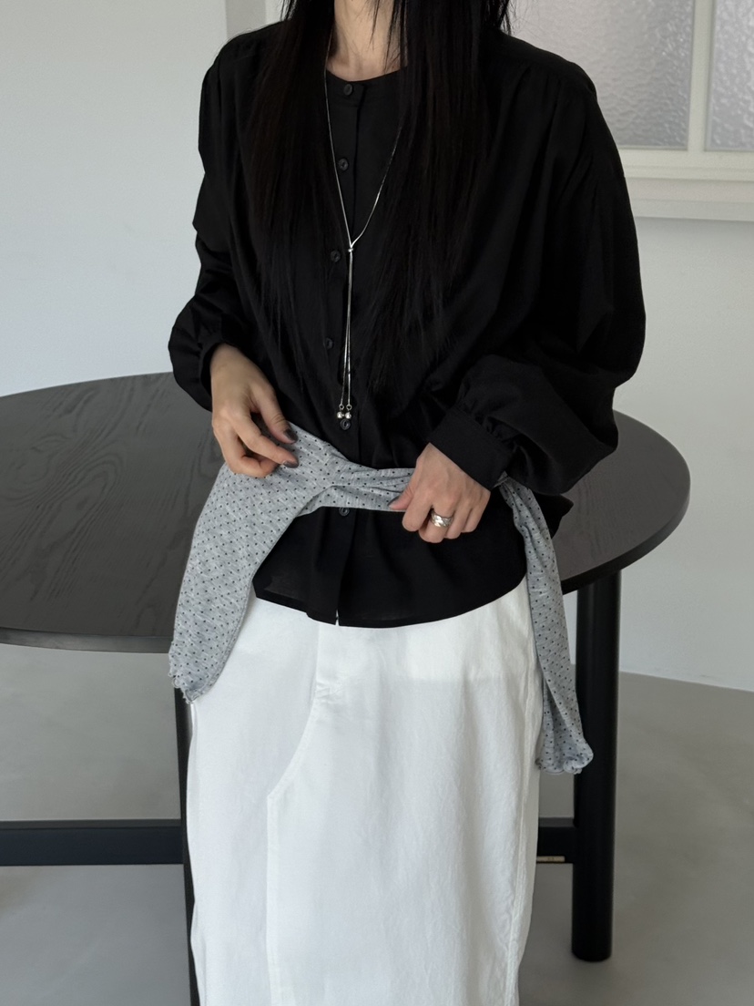 TAUPE韓國直郵實拍女裝新款推薦26春夏休閑職業襯衫蕾絲衫棉TAUPE襯衫/蕾絲衫