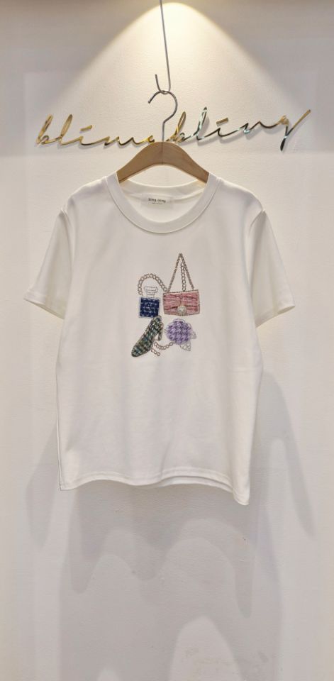 BLING BLING-S/RICO韓國東大門直郵女士新款職業時尚T恤BLING BLING-S/RICOT恤圖色1