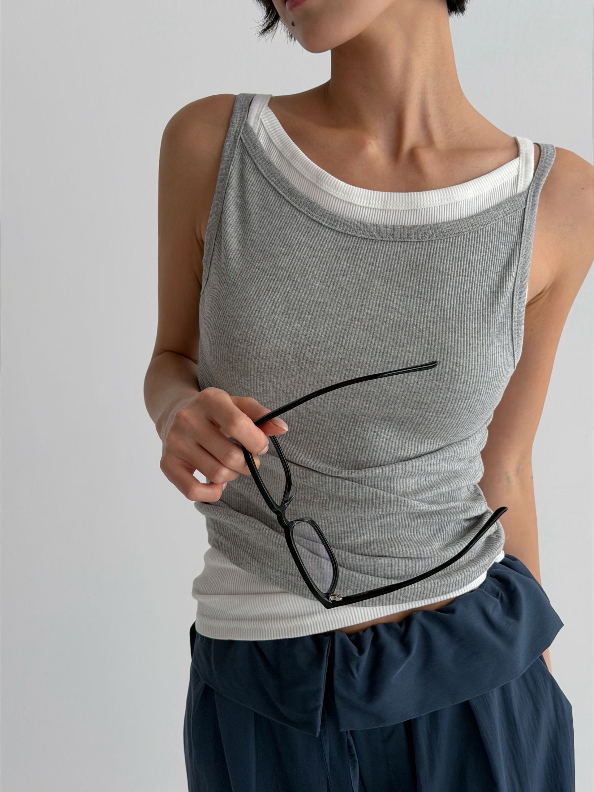 BUSTLING韓國直郵實拍女士新品26春夏人氣休閑時尚吊帶背心BUSTLING吊帶/背心