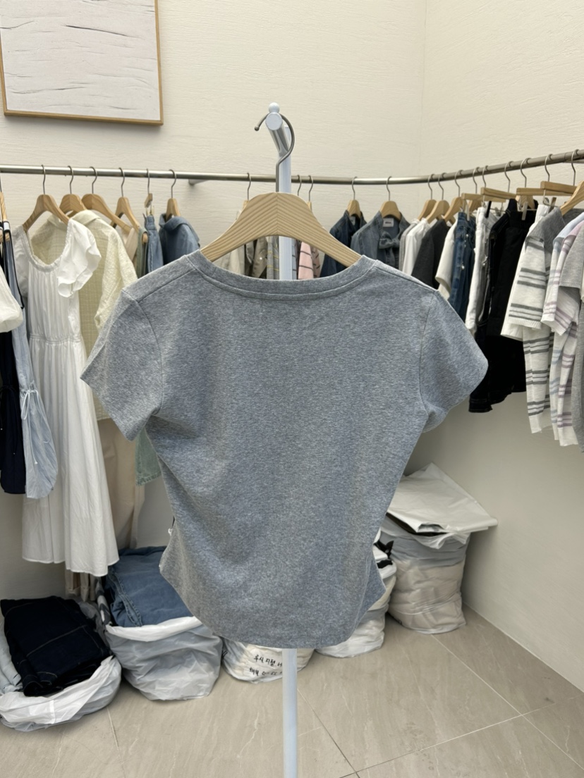 MILK TEA韓國直郵實拍女士新款休閑推薦26春夏熱賣時尚T恤MILK TEAT恤