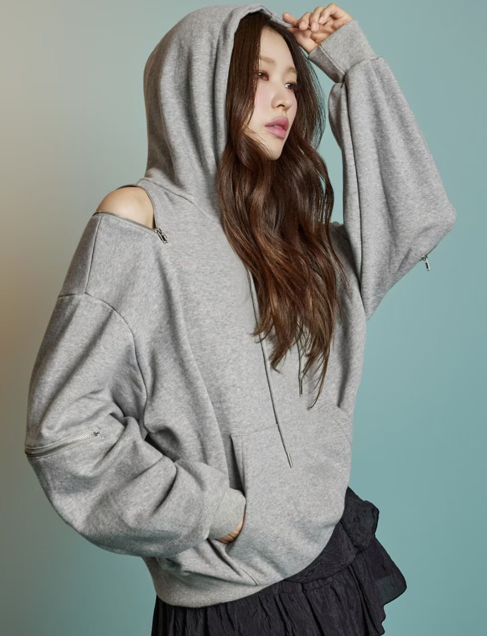 BUSTLING韓國直郵實拍女士新品職業26春夏人氣時尚長袖T恤BUSTLING長袖T恤圖色1