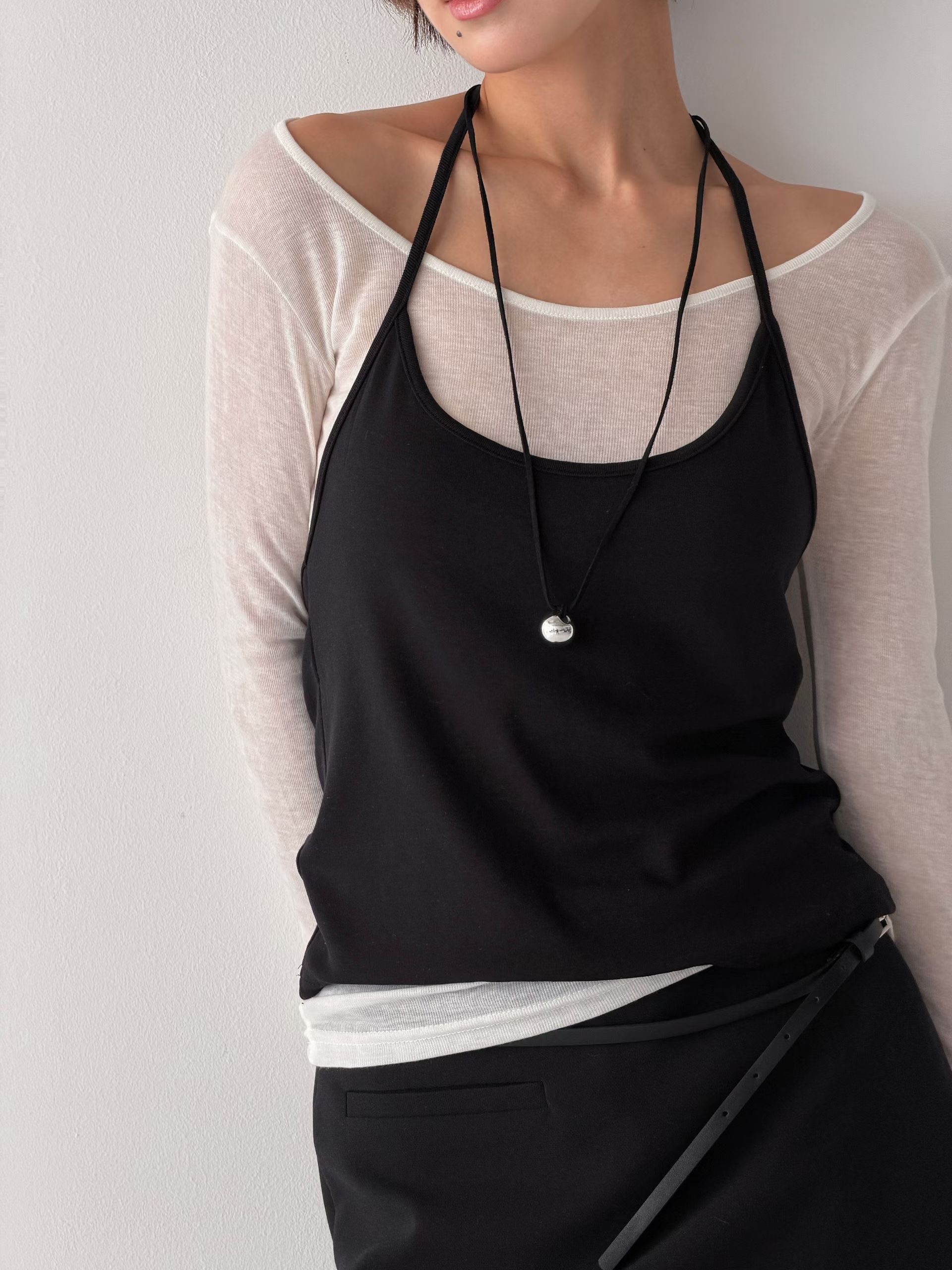 BUSTLING韓國東大門直郵女裝新品熱賣時尚休閑推薦吊帶背心BUSTLING吊帶/背心