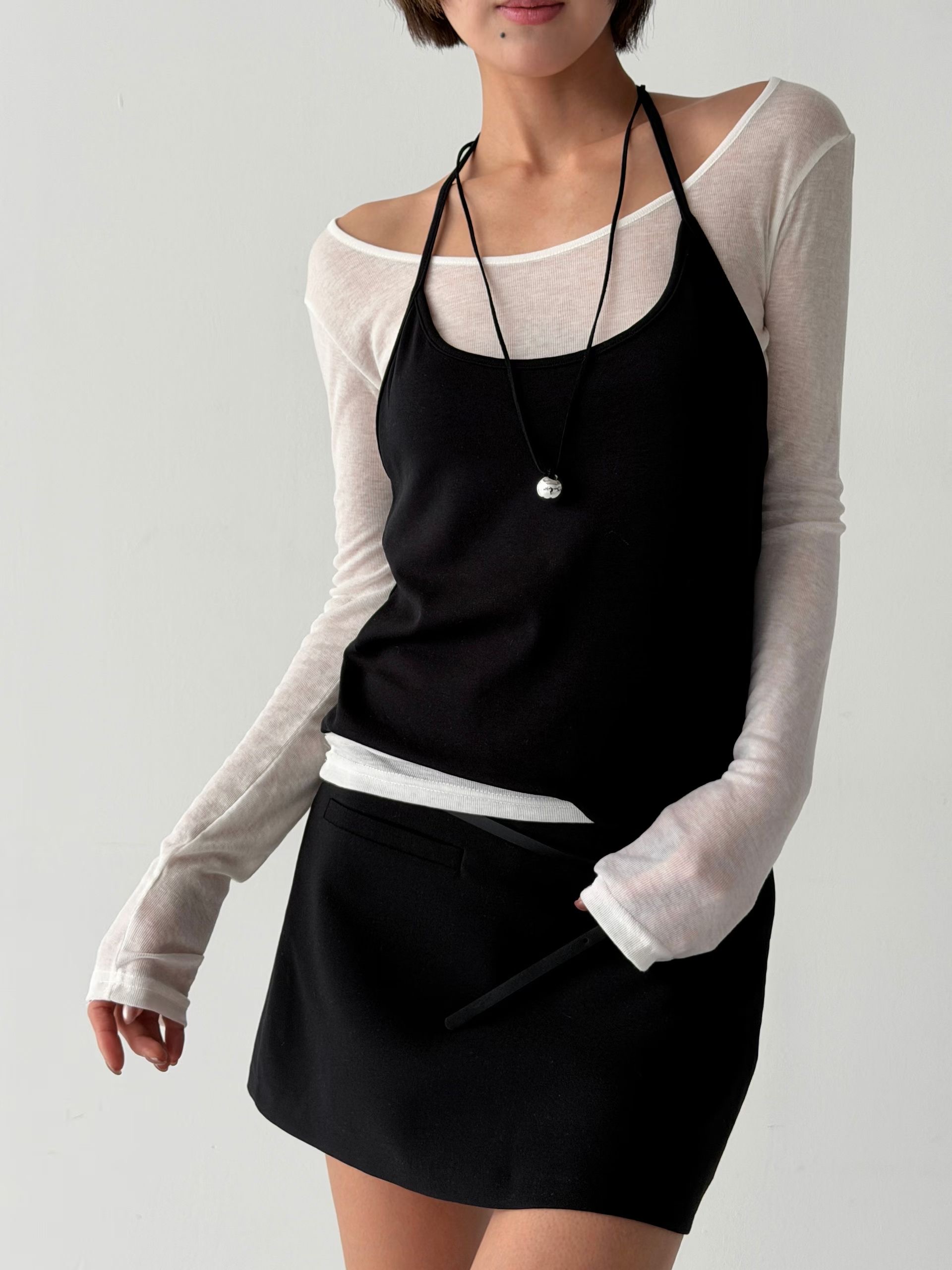 BUSTLING韓國東大門直郵女裝新品熱賣時尚休閑推薦吊帶背心BUSTLING吊帶/背心