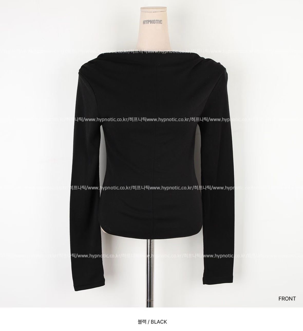 BUSTLING韓國直郵女士新品時尚熱賣26春夏人氣推薦長袖T恤BUSTLING長袖T恤圖色2