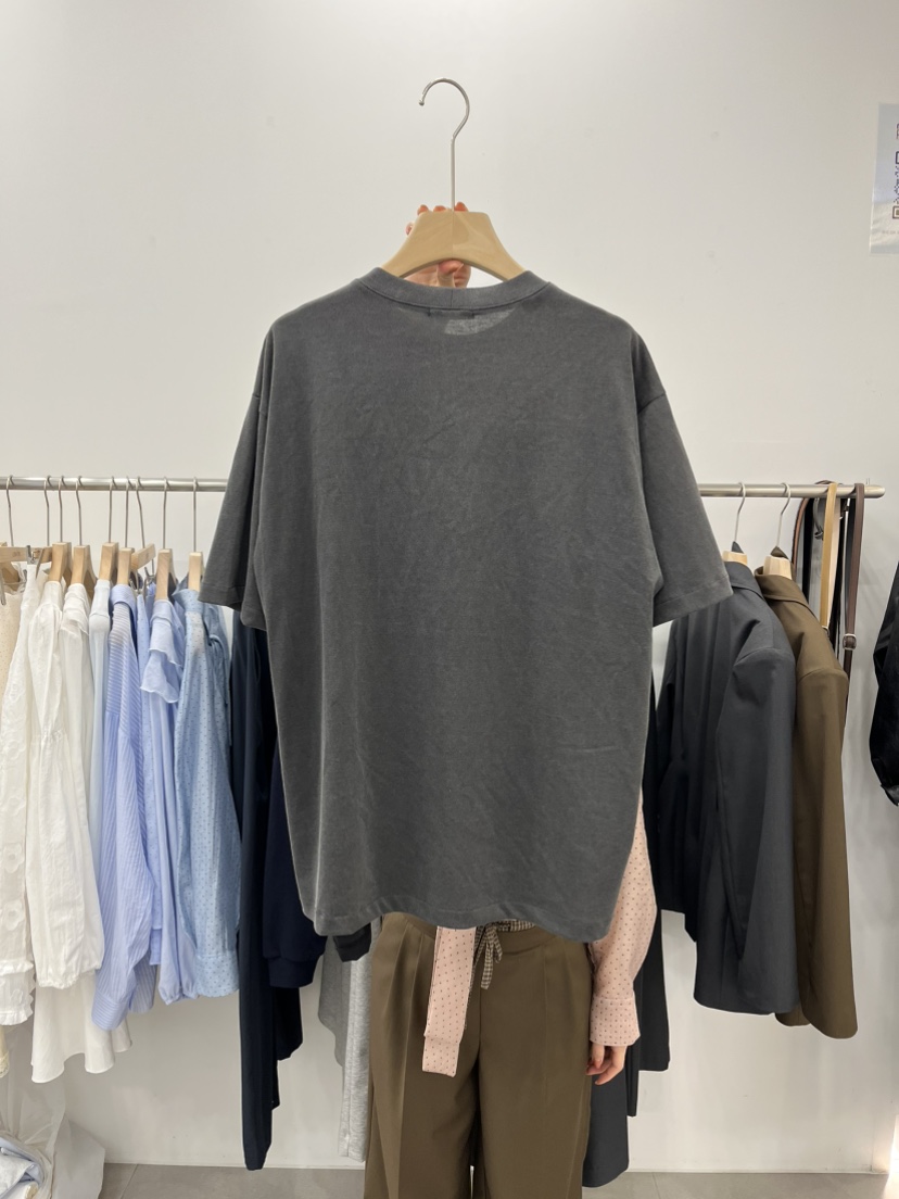 LEMATIN韓國東大門直郵女士新款職業熱賣26春夏人氣T恤緞面LEMATINT恤