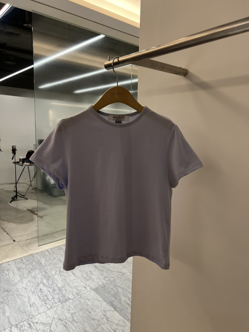 DE VENTI韓國直郵實拍女士新款休閑時尚26春夏職業推薦T恤DE VENTIT恤圖色3