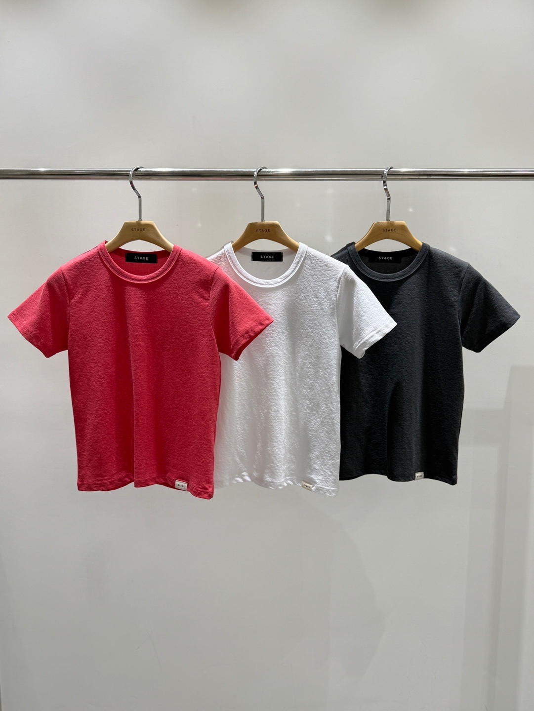 STAGE韓國直郵女士新款時尚休閑推薦人氣熱賣職業26春夏T恤STAGET恤