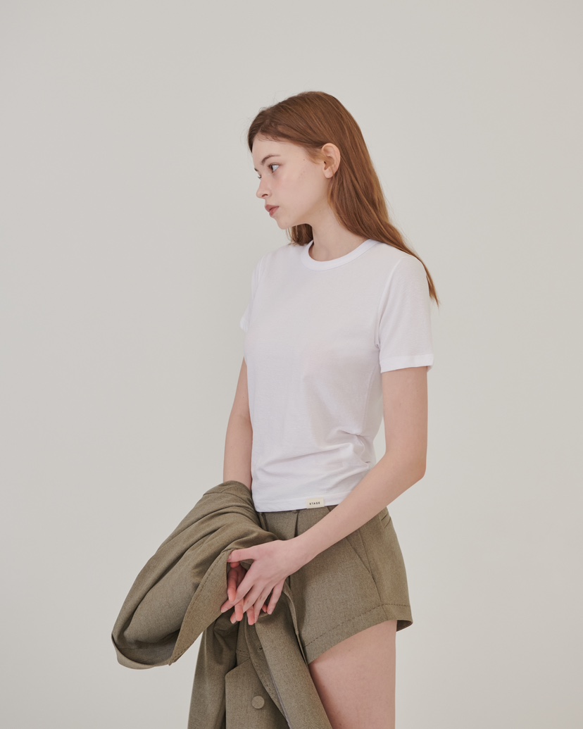 STAGE韓國直郵女士新款時尚休閑推薦人氣熱賣職業26春夏T恤STAGET恤