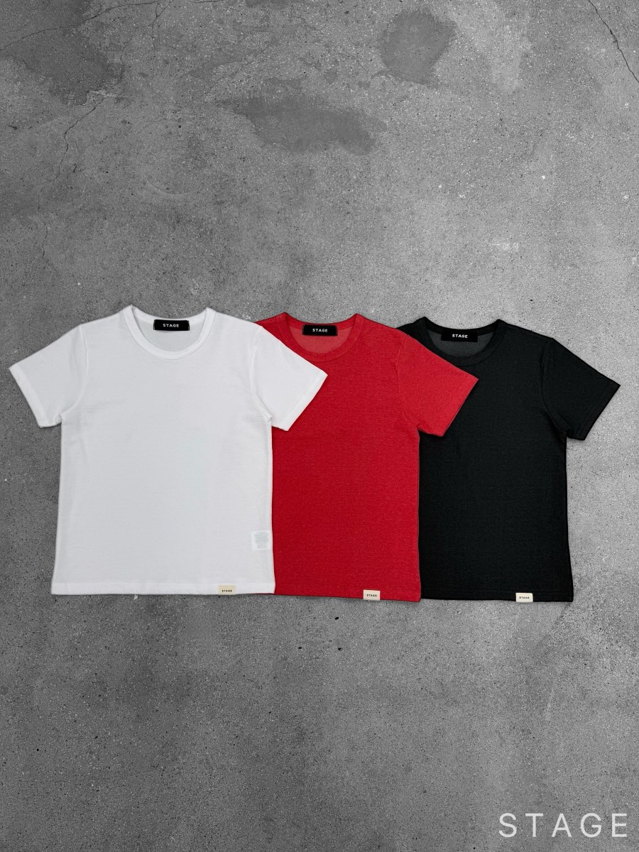 STAGE韓國直郵女士新款時尚休閑推薦人氣熱賣職業26春夏T恤STAGET恤