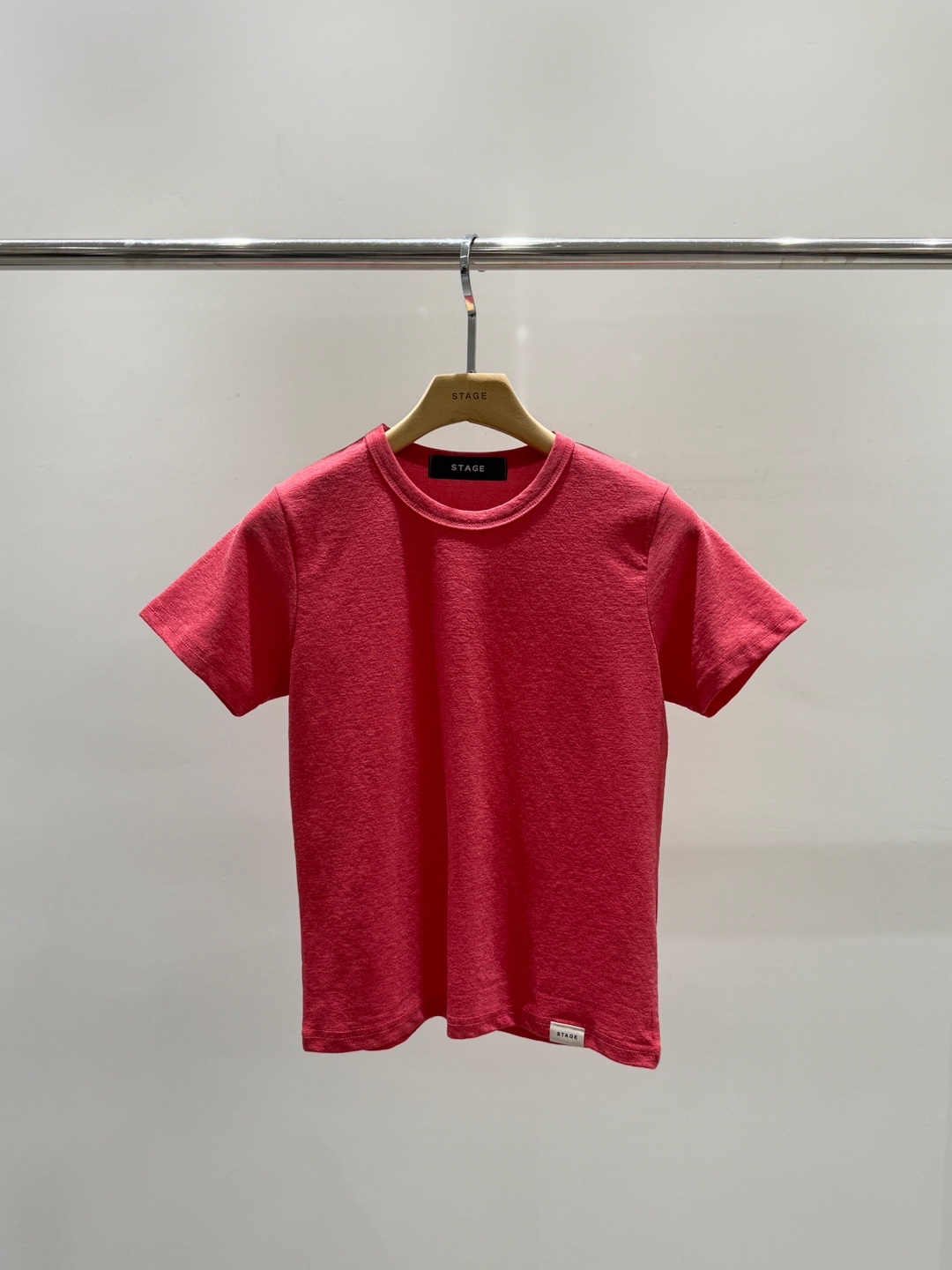 STAGE韓國直郵女士新款時尚休閑推薦人氣熱賣職業26春夏T恤STAGET恤圖色1
