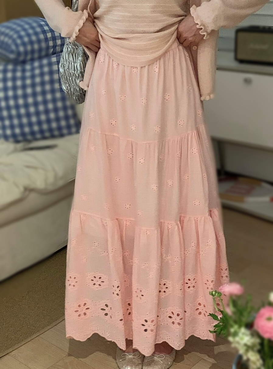 OLA韓國代購女裝新款職業熱賣26春夏休閑推薦時尚人氣長裙mellor/OLA長裙