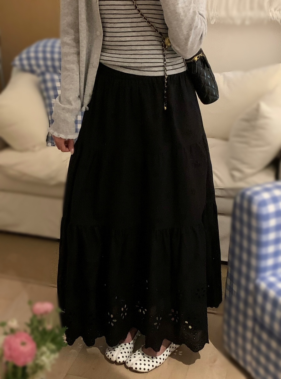 OLA韓國代購女裝新款職業熱賣26春夏休閑推薦時尚人氣長裙mellor/OLA長裙