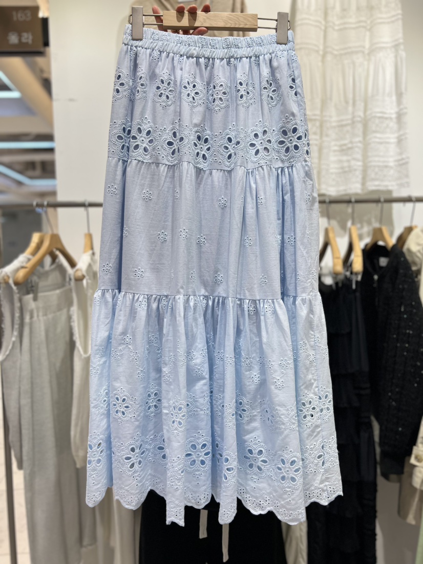 OLA韓國代購女裝新款職業熱賣26春夏休閑推薦時尚人氣長裙mellor/OLA長裙圖色3