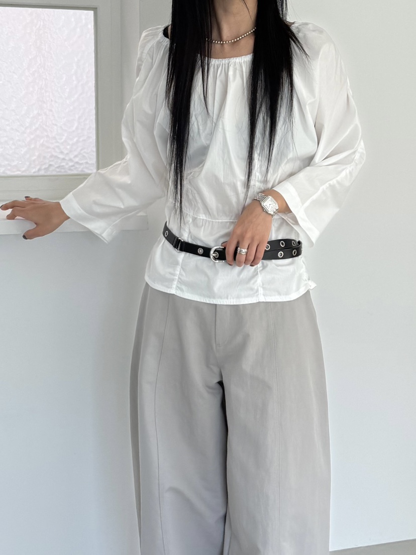 TAUPE韓國直郵女士新款26春夏時尚休閑推薦人氣襯衫蕾絲衫TAUPE襯衫/蕾絲衫