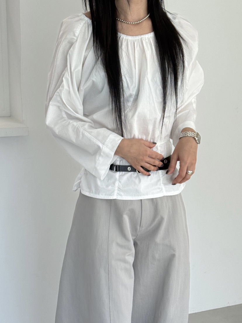 TAUPE韓國直郵女士新款26春夏時尚休閑推薦人氣襯衫蕾絲衫TAUPE襯衫/蕾絲衫