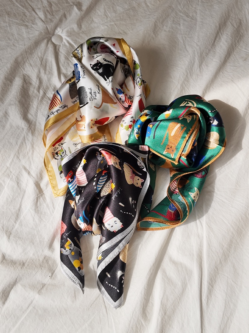 NICEALICE韓國東大門代購女士新款推薦熱賣圍巾披肩絲綢圍巾NICEALICE圍巾/披肩