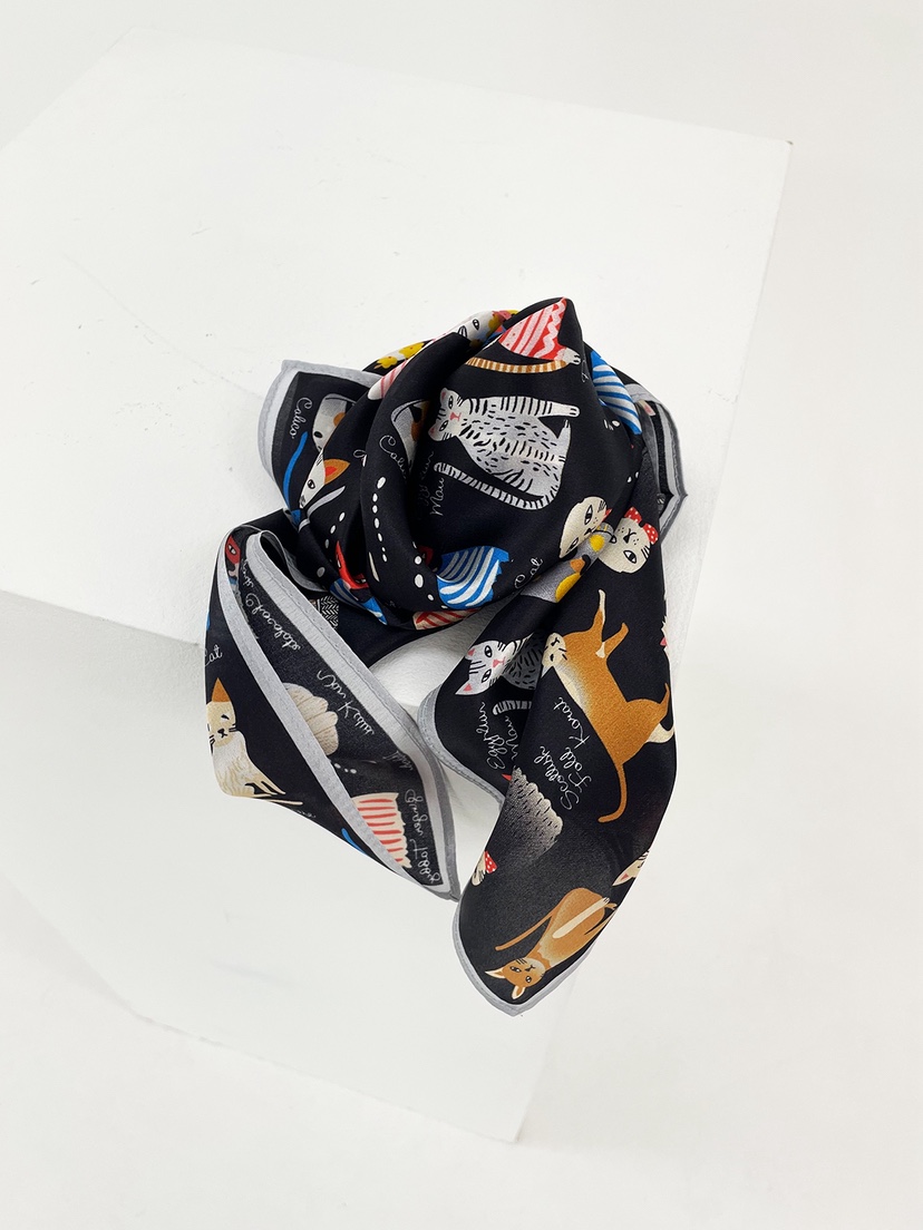 NICEALICE韓國東大門代購女士新款推薦熱賣圍巾披肩絲綢圍巾NICEALICE圍巾/披肩圖色2