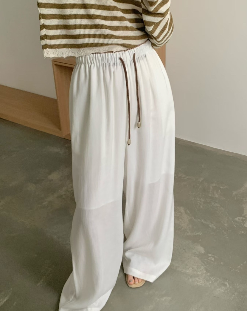 OLA韓國直郵女士新款26春夏時尚推薦熱賣職業人氣休閑休閑褲mellor/OLA休閑褲